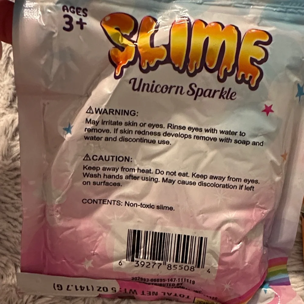 Colorful Slime Packets Unicorn Sparkle Mermaid Shells Zombie Heads Single Packs‎
